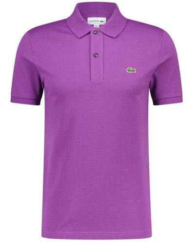 Lacoste Polo Shirts - Purple