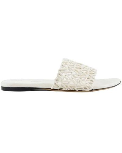 Proenza Schouler Sliders veraniegos: sandalias estilosas y cómodas - Blanco