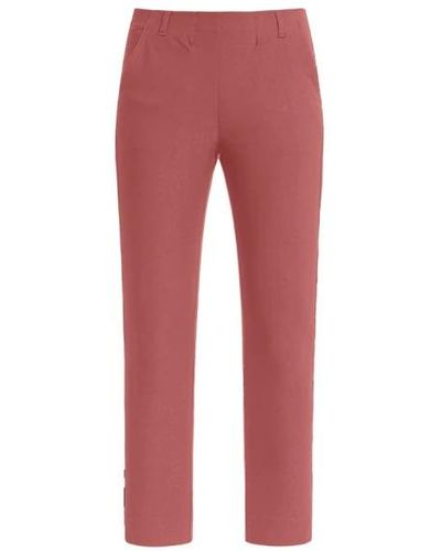 LauRie Cropped Trousers - Red
