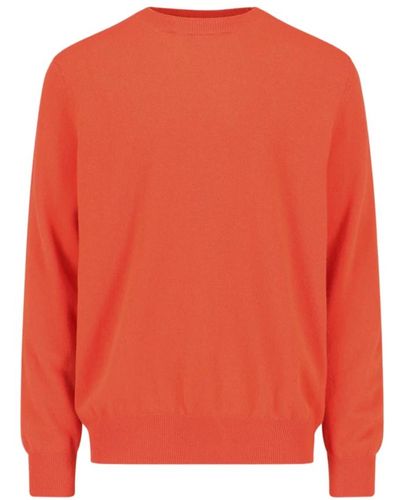 Comme des Garçons Knitwear > round-neck knitwear - Orange