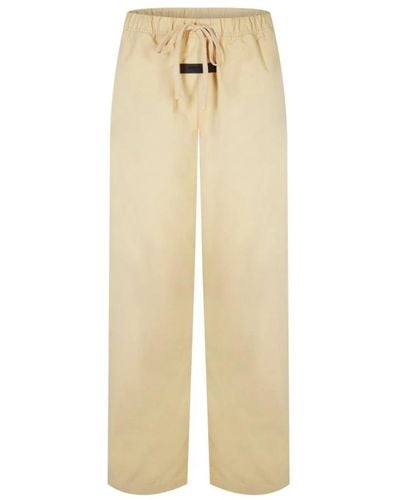 Fear Of God Straight Trousers - Natural