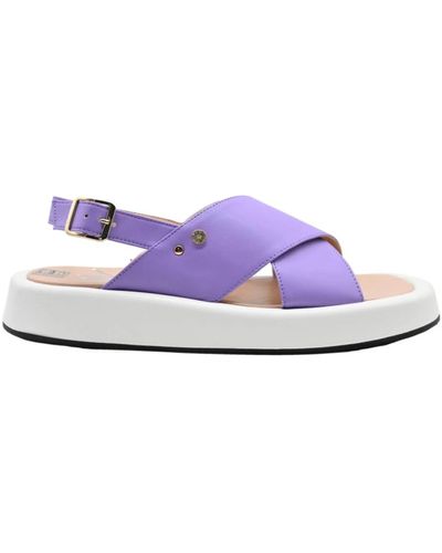 Manila Grace Shoes > sandals > flat sandals - Violet