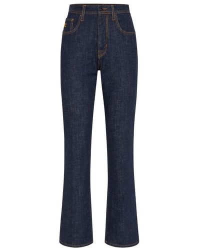 Jacob Cohen Kate Straight Fit Bio-Denim Jeans - Blau