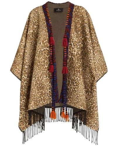 Etro Capes - Braun