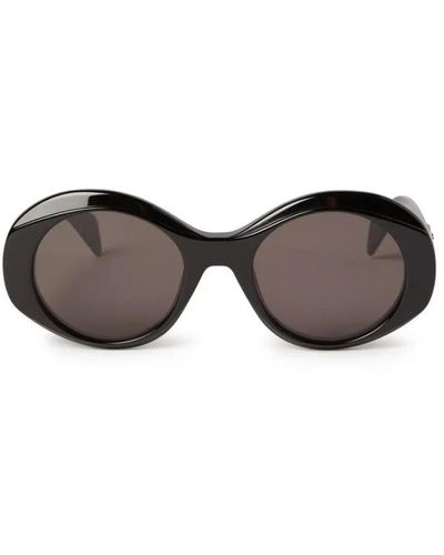 Palm Angels Doyle Round Frame Sunglasses - Brown