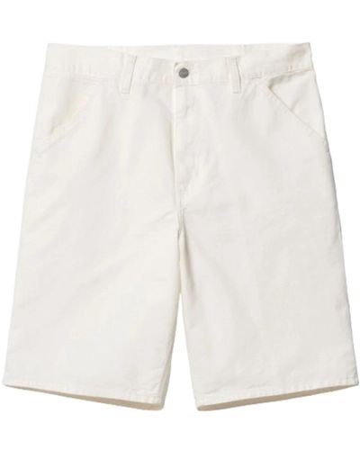 Carhartt Stylische knielange shorts - Weiß