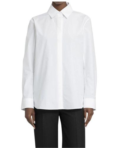 Lanvin Weiße cocoon tunic bluse