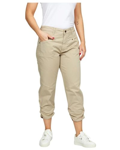 2-Biz Trousers > cropped trousers - Neutre