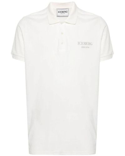 Iceberg Tops > polo shirts - Blanc