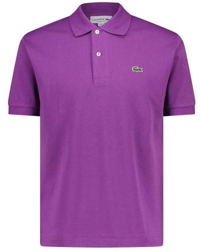 Lacoste Polo Shirts - Purple