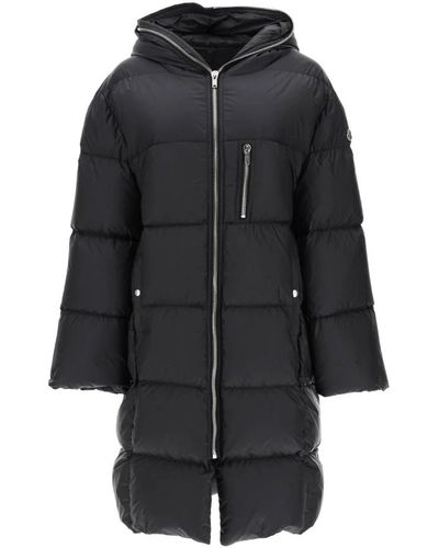 Moncler Cappotto oversize in piuma d'oca di x rick owens - Nero