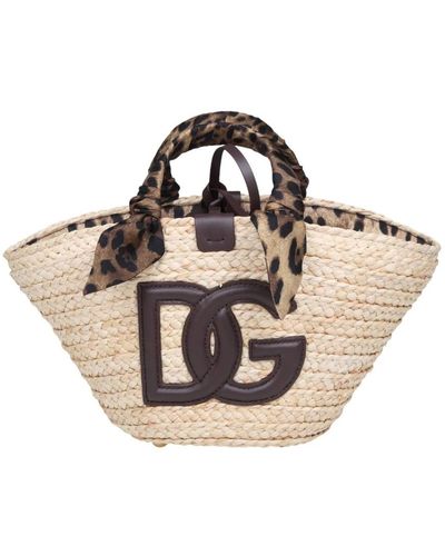 Dolce & Gabbana Tote Bags - Metallic