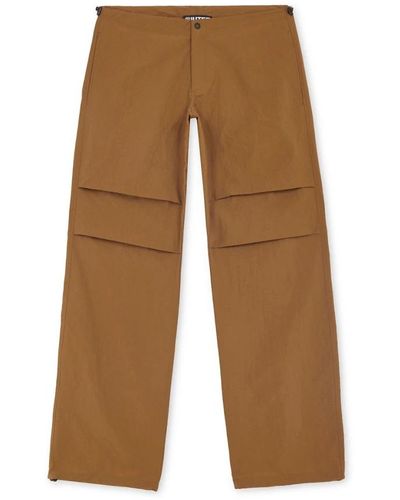 Iuter Trousers > straight trousers - Marron
