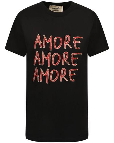 ALESSANDRO ENRIQUEZ T-Shirts - Black