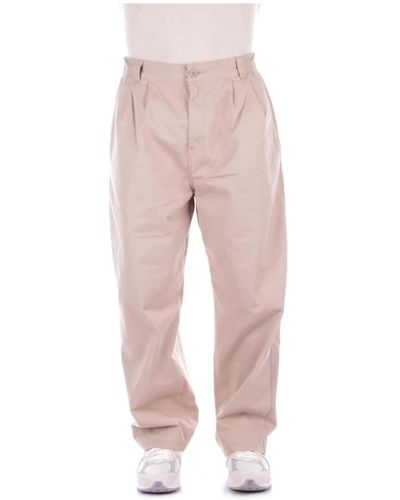Carhartt Straight Trousers - Pink