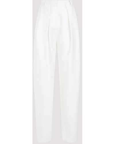 Magda Butrym Wide Trousers - White