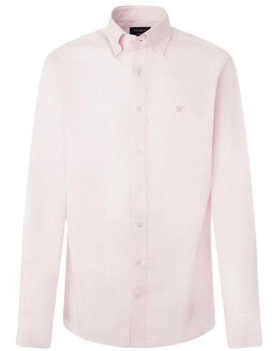 Hackett Essential mini gingham hemd - Pink