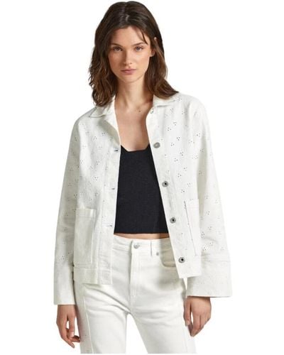Pepe Jeans Jackets > light jackets - Blanc
