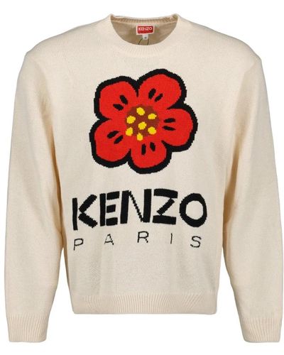 KENZO Boke flower rundhals pullover - Weiß