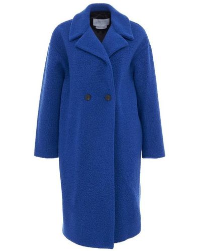 Harris Wharf London Coat a1487mwe - Bleu