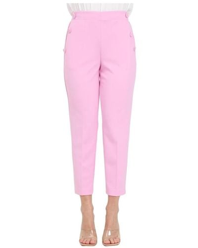 ViCOLO Trousers > cropped trousers - Rose