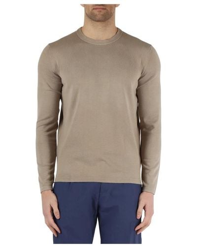 Replay Round-Neck Knitwear - Natural