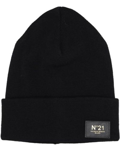 N°21 Accessories > hats > beanies - Noir