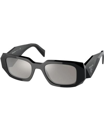 Prada Schwarz silber/grau silber sonnenbrille,karamellbraun/dunkelgraue sonnenbrille,grau/dunkelgrau sonnenbrille - Mehrfarbig