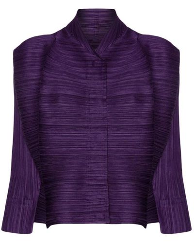 Issey Miyake Jackets > light jackets - Violet