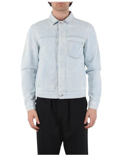 Mauro Grifoni Winter denim jacke - Blau