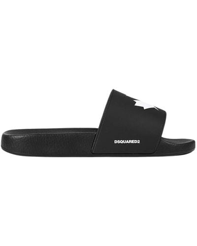 DSquared² Shoes > flip flops & sliders > sliders - Noir