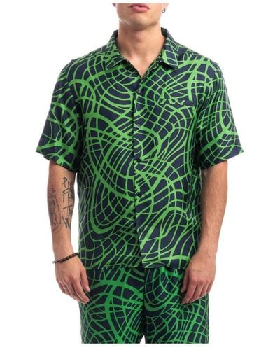 Moschino Short Sleeve Shirts - Green