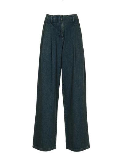 Golden Goose Wide Trousers - Blue