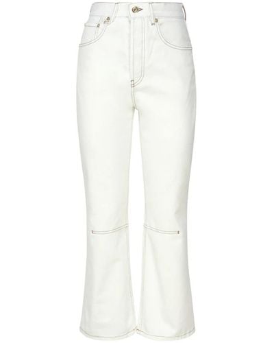 Jacquemus Cropped Jeans - White
