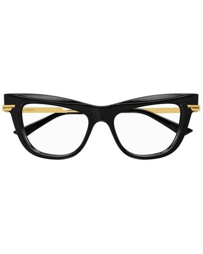 Bottega Veneta Bv1266O Linea Minimalist 001 Glasses - Black