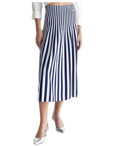 Liu Jo Midi Skirts - Blue