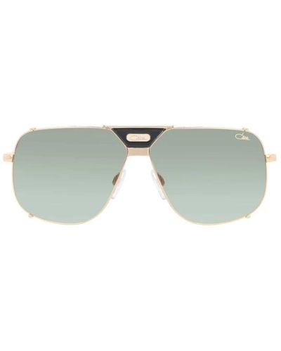 Cazal Kultige sonnenbrille mit grünem verlaufsglas - Grau