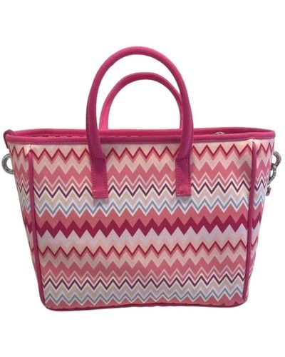 Missoni Tote Bags - Pink