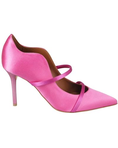 Malone Souliers Elegante satin-absätze - Pink