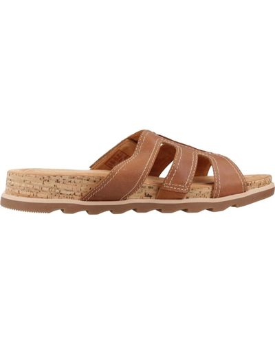 Clarks Flat sandals - Marrón