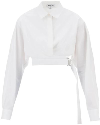 Alaïa Blouses & shirts > shirts - Blanc
