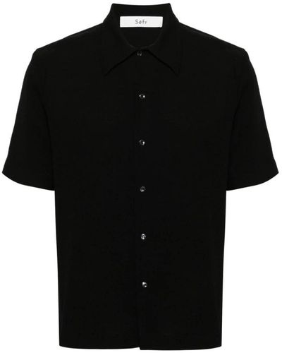 Séfr Short Sleeve Shirts - Black