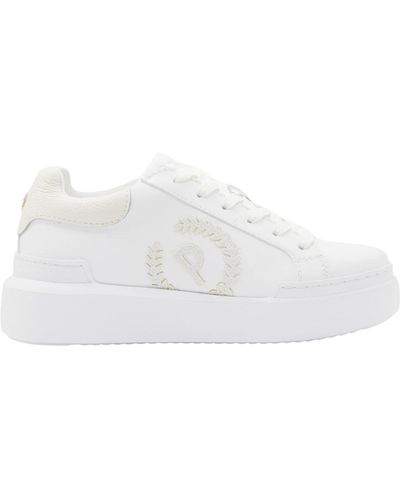 Pollini Shoes > sneakers - Blanc