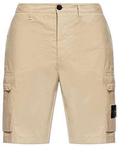 Stone Island Casual Shorts - Natural