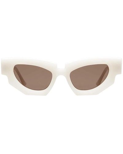 Kuboraum Sonnenbrille F5 WH-BW - Weiß