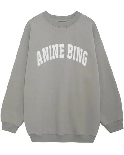 Anine Bing Coole tyler sweatshirt in storm grey - Grau