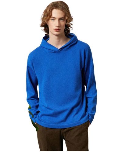 Massimo Alba Kaschmir drake hoodie pullover - Blau