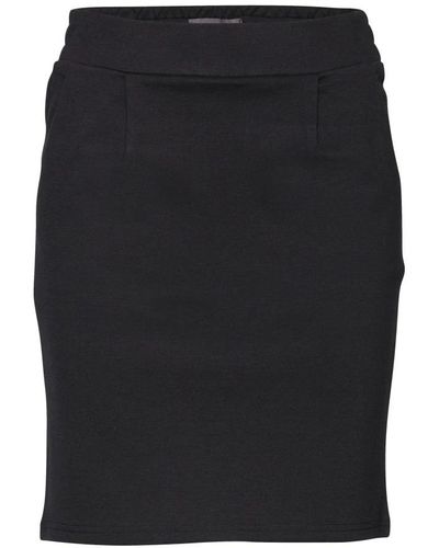 Ichi Short Skirts - Black