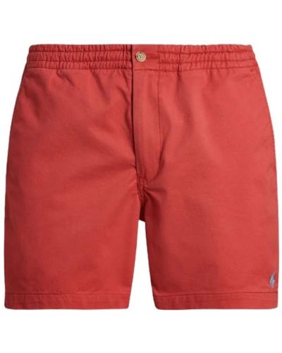 Polo Ralph Lauren Classico pantaloncino prepster in misto cotone - Rosso
