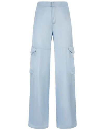 Gcds Wide Trousers - Blue